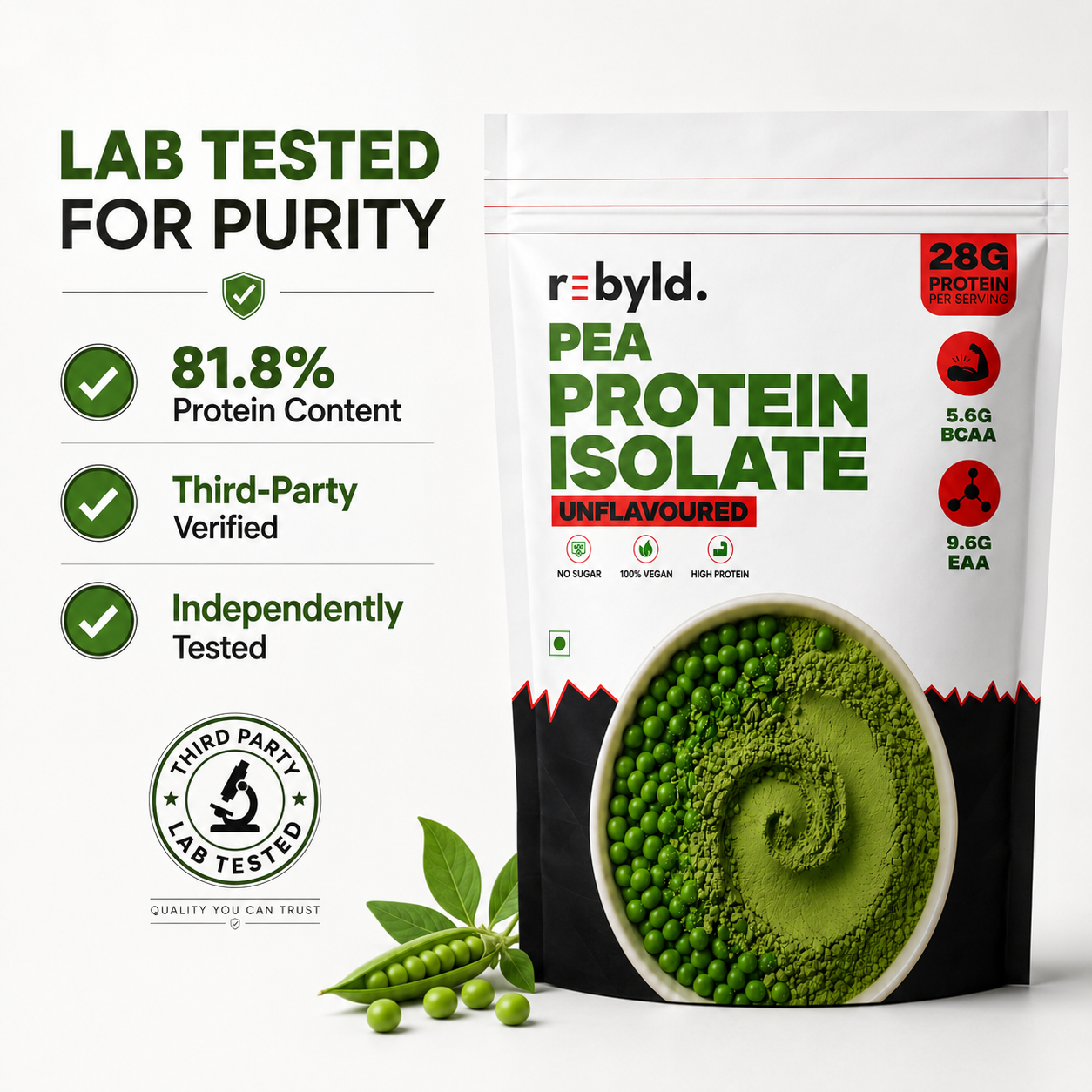 Pea Protein Isolate | Unflavoured